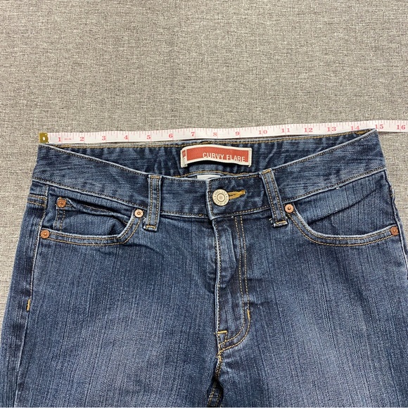 Gap curvy flare flap button pockets womens jeans size 4 average. - Picture 6 of 9
